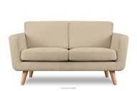 Beiges skandinavisches 2-Sitzer-Sofa Bouclé