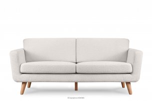 TAGIO, https://konsimo.de/kollektion/tagio/ Skandinavisches 3-Sitzer-Sofa in Weiß Bouclé weiß - Foto