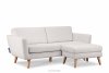 TAGIO Skandinavisches 3-Sitzer-Sofa in Weiß Bouclé weiß - Foto 6