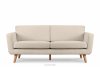 TAGIO Skandinavisches 3-Sitzer-Sofa in Creme Bouclé creme - Foto 1