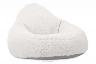 Sitzsack aus Bouclé in Weiß