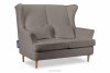 STRALIS Skandinavisches Zweisitzer-Sofa beige boucle beige - Foto 3