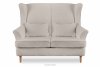 STRALIS Skandinavisches Zweisitzer-Sofa hellbeige boucle hellbeige - Foto 1