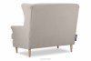 STRALIS Skandinavisches Zweisitzer-Sofa hellbeige boucle hellbeige - Foto 5