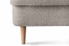 STRALIS Skandinavisches Zweisitzer-Sofa hellbeige boucle hellbeige - Foto 8