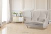 STRALIS Skandinavisches Zweisitzer-Sofa hellbeige boucle hellbeige - Foto 10