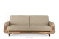 Dreisitzer-Sofa aus beigem Bouclé