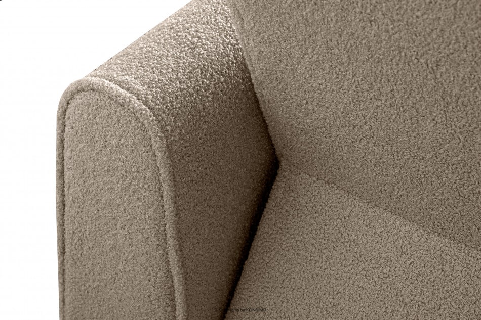 GUSTAVO Dreisitziges Sofa aus braunem Bouclé braun - Foto 7