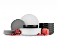 Modernes Tafelservice 6-Personen-Set (18 tlg.) mehrfarbig