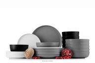 Modernes Tafelservice 6-Personen-Set 24-teilig mehrfarbig