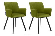 Velours Sessel grün 2tlg.