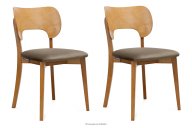 Loftstuhl Eiche beige 2tlg.