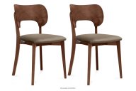 Loftstuhl Nussbaum beige 2tlg.