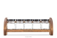 Gewürzregal aus Holz braun
