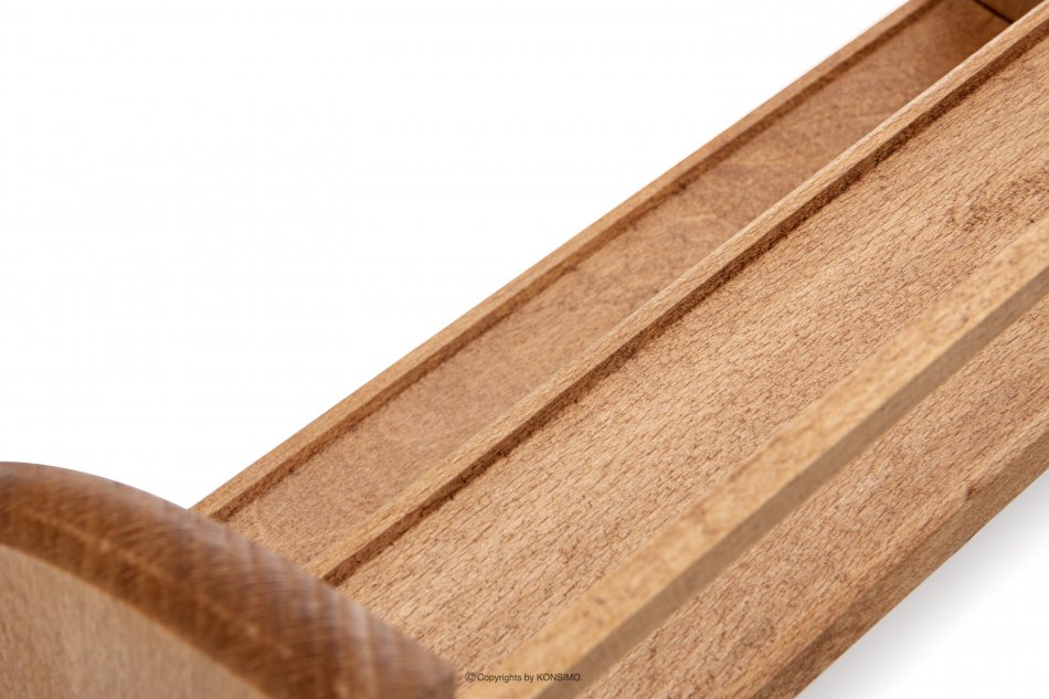 PEPEROS Zweistöckiges Gewürzregal aus Holz braun braun - Foto 7