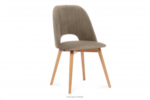 TINO, https://konsimo.de/kollektion/tino/ Esszimmerstuhl Velours beige beige/helle eiche - Foto