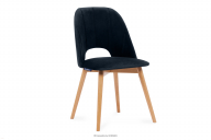 Esszimmerstuhl Velours navy blau
