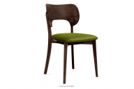 Loftstuhl Nussbaum dunkel oliv