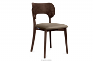 Loftstuhl nussbaum dunkel beige