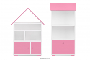 PABIS, https://konsimo.de/kollektion/pabis/ Kinderzimmermöbel-Set für Mädchen rosa 2 Elemente weiß/rosa - Foto