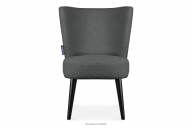 Hochbein-Sessel für Wohnzimmer boucle dunkelgrau