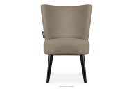 Hochbein-Sessel für Lounge-Boucle dunkelbeige
