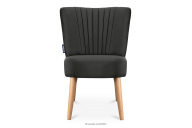 Sessel mit hohen Beinen in Samt graphit