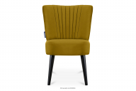 Hochbein-Sessel für Loungemöbel aus Velours gelb