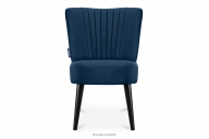 Loungesessel aus Samt navyblau