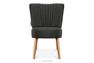 Samt-Sessel hochbeinig graphit
