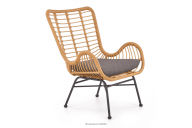 Gartensessel im Boho-Stil braun