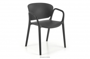 DISPAR, https://konsimo.de/kollektion/dispar/ Moderner Stuhl schwarz schwarz - Foto