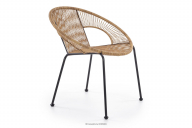 Bequemer Sessel für den Garten im Boho-Stil