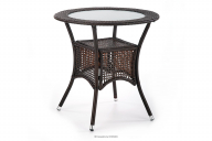 Gartentisch aus synthetischem Rattan