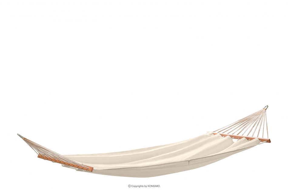 LENGER Hängematte für einen Holzgarten mit Gestell kremowy - Foto 1