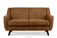 Sofa 2 loft in lederähnlichem Stoff rot