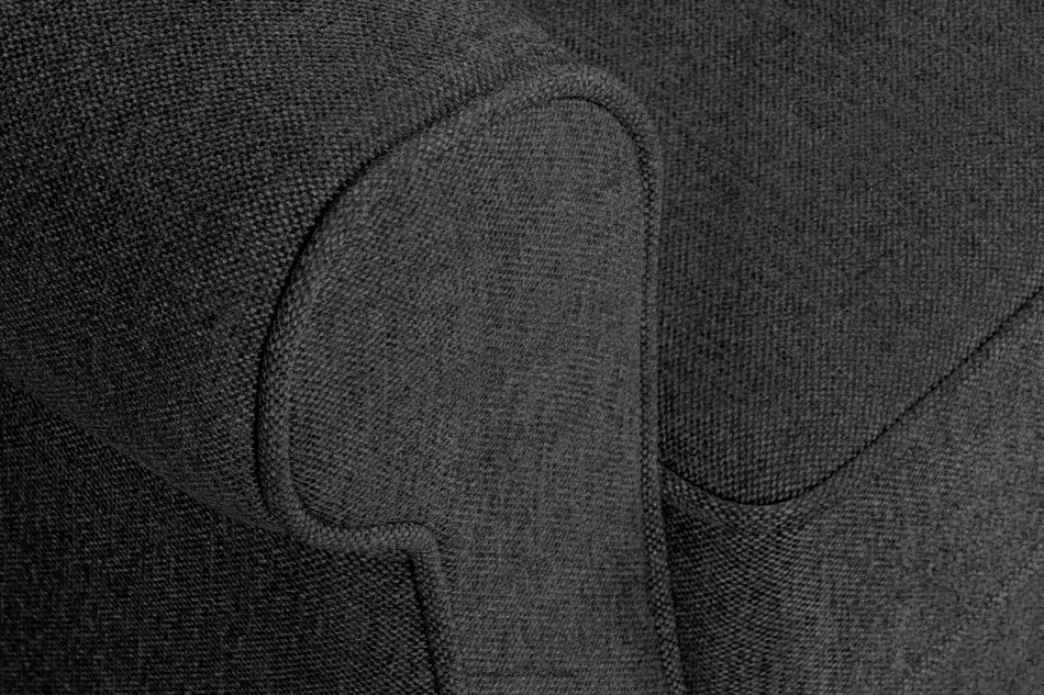 MILES Vintage Ohrensesselmit Holzbeinen graphit/schwarz graphit/schwarz - Foto 5