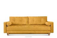 Sofabett aus Chenille senffarben