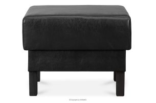 ESPECTO, https://konsimo.de/kollektion/especto/ Kunstleder Pouffe schwarz schwarz - Foto