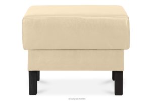 ESPECTO, https://konsimo.de/kollektion/especto/ Eco leder pouffe creme cremefarben - Foto