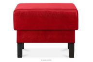 Eco leder pouffe rot