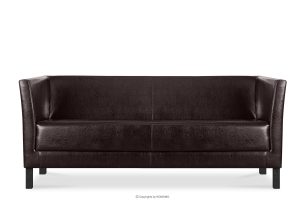 ESPECTO, https://konsimo.de/kollektion/especto/ 3-Sitzer Cabinet Sofa dunkelbraun Dunkelbraun - Foto