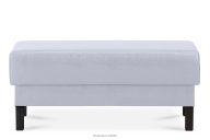 Kunstleder Pouffe grau