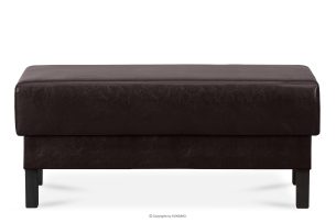 ESPECTO, https://konsimo.de/kollektion/especto/ Ottomane für Sofa aus Kunstleder dunkelbraun Dunkelbraun - Foto