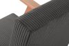 NASET Vintage-Sessel aus Cordstoff dunkelgrau/heller Eiche Dunkelgrau/Eiche hell - Foto 9