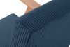 NASET Vintage-Sessel aus Cordstoff dunkelblau/heller Eiche dunkelblau/hell Eiche - Foto 9