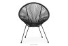 GROSTI Acapulco rattan 2pc sessel set schwarz schwarz - Foto 3