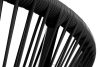 GROSTI Acapulco rattan 2pc sessel set schwarz schwarz - Foto 8
