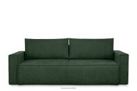 Sofa 3 mit Schlaffunktion in Gewebestoff grün