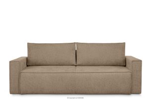 NAPI II, https://konsimo.de/kollektion/napi-ii/ Sofa 3 mit Schlaffunktion in Gewebestoff hellbraun hellbraun - Foto